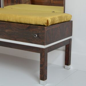 Meuble d&rsquo;entrée : Coiffeuse scandinave palissandre 1950 vintage 18