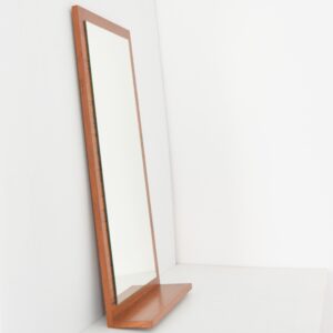 Miroir scandinave teck 1960 vintage 1