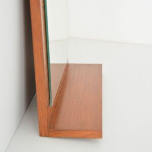 Miroir scandinave teck 1960 vintage 3