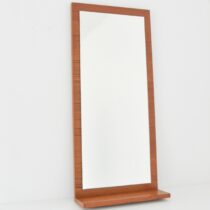 Miroir scandinave teck 1960 vintage 5