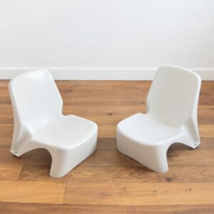 sièges – fauteuils fibre de verre 1960 vintage 1