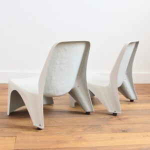 sièges – fauteuils fibre de verre 1960 vintage 18