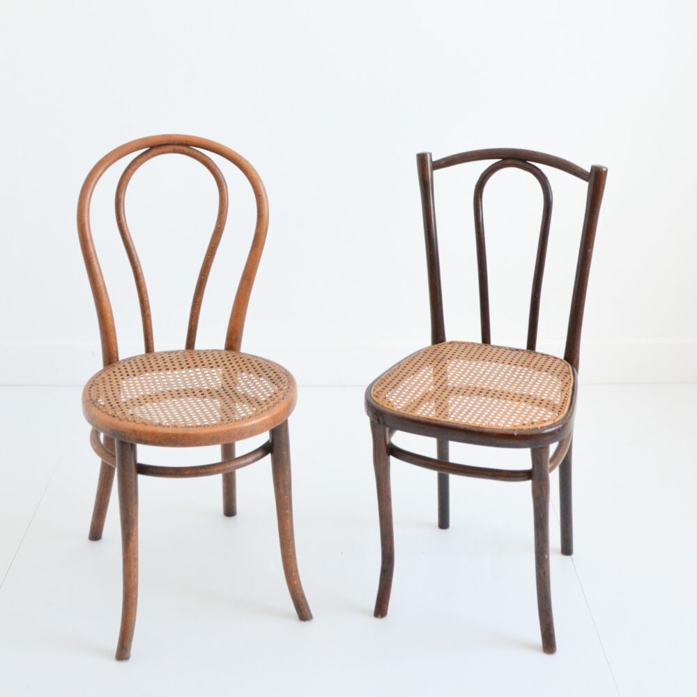 2 anciennes chaises Thonet / Bistrot 1930 vintage ( A L&rsquo;UNITÉ)