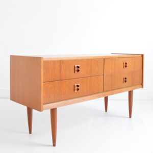 PEtite enfilade scandinave teck 1960 vintage 12