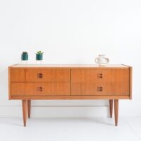PEtite enfilade scandinave teck 1960 vintage 3
