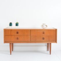 PEtite enfilade scandinave teck 1960 vintage 3