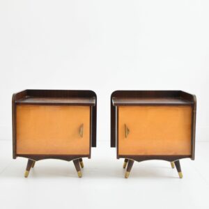 Paire de chevets 1950 vintage 3