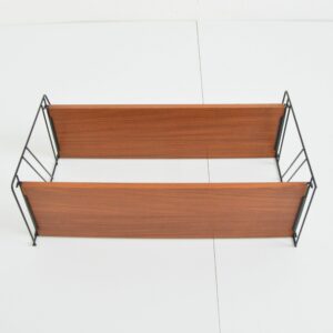 Etagère string scandinave teck 1950 vintage 11