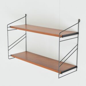 Etagère string scandinave teck 1950 vintage 16
