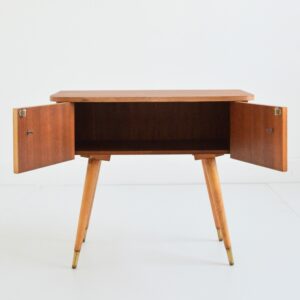 Petite console : Chevet pieds compas 1950 vintage 14