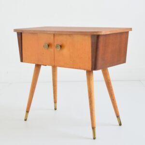 Petite console : Chevet pieds compas 1950 vintage 16