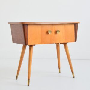 Petite console : Chevet pieds compas 1950 vintage 5