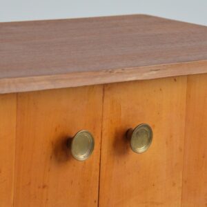 Petite console : Chevet pieds compas 1950 vintage 6