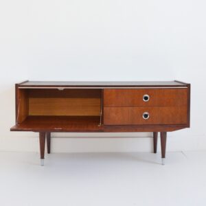 Petite enfilade scandinave teck et palissandre 1950 vintage 13