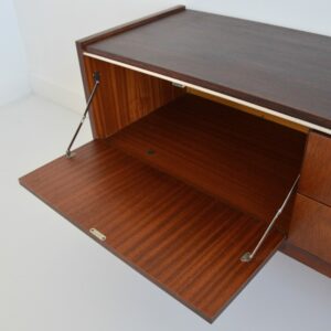Petite enfilade scandinave teck et palissandre 1950 vintage 14