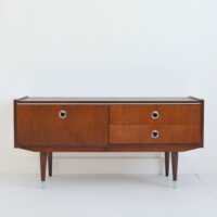 Petite enfilade scandinave teck et palissandre 1950 vintage