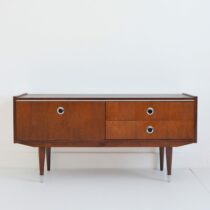 Petite enfilade scandinave teck et palissandre 1950 vintage 3
