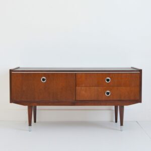Petite enfilade scandinave teck et palissandre 1950 vintage 3
