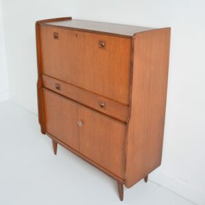 Secrétaire scandinave teck 1960 vintage 10