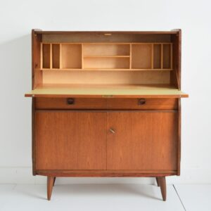 Secrétaire scandinave teck 1960 vintage 16