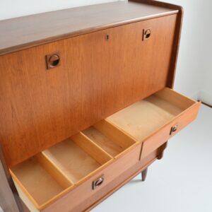 Secrétaire scandinave teck 1960 vintage 19