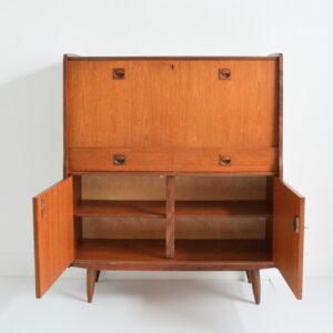 Secrétaire scandinave teck 1960 vintage 20