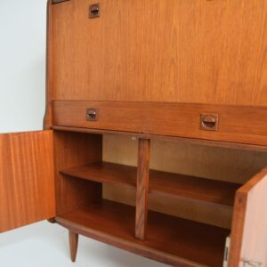 Secrétaire scandinave teck 1960 vintage 21