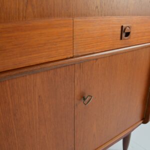 Secrétaire scandinave teck 1960 vintage 22