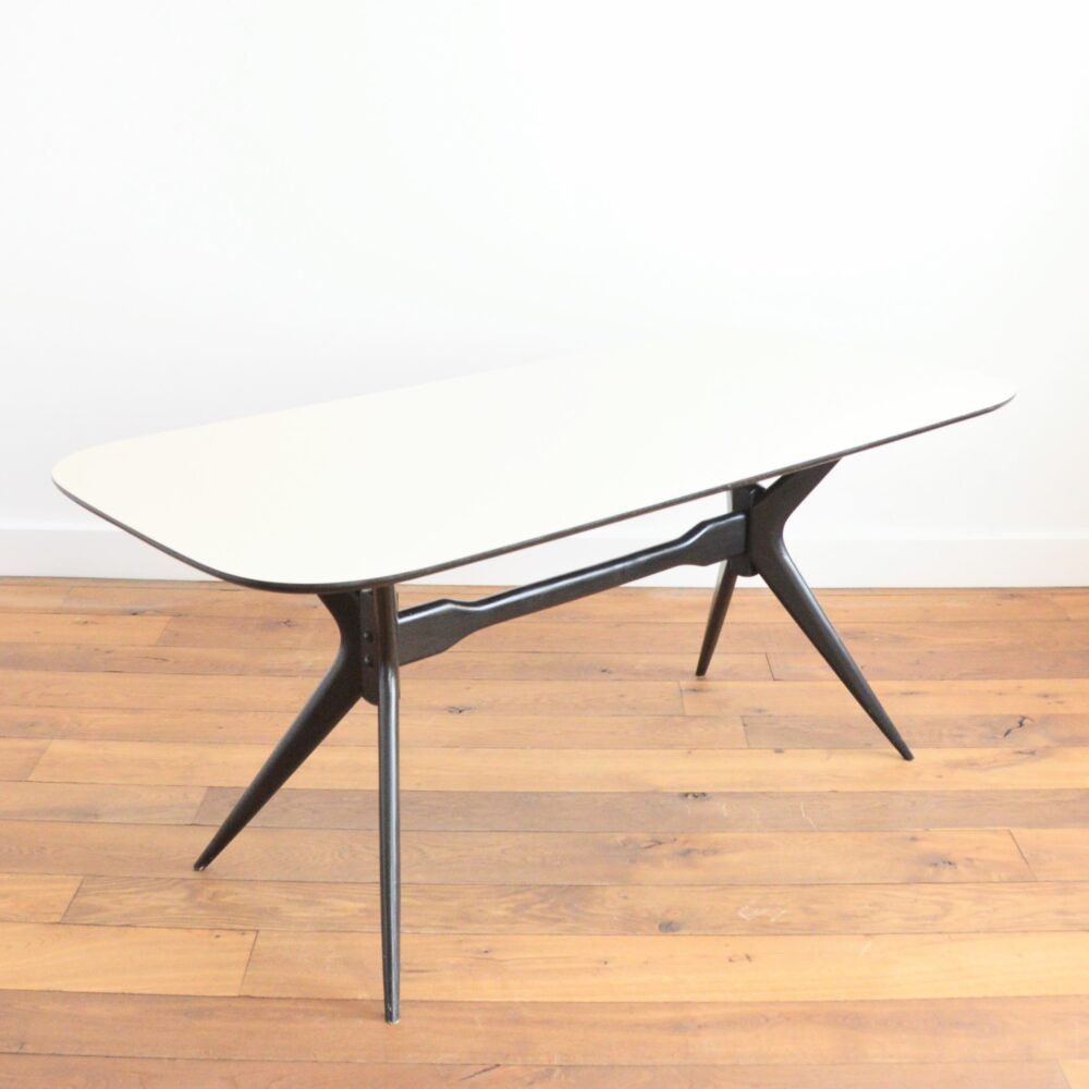 Table à manger Italienne Ico Parisi années 50 / 60 vintage