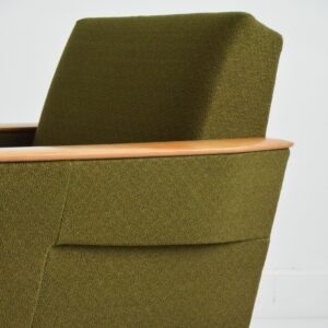 Fauteuil pivotant années 50 scandinave vintage 19
