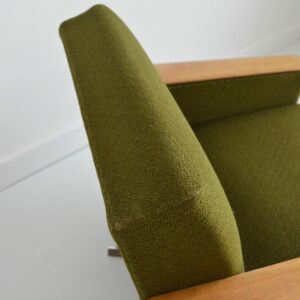 Fauteuil pivotant années 50 scandinave vintage 24
