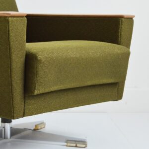 Fauteuil pivotant années 50 scandinave vintage 5