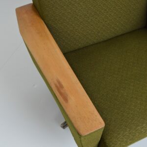 Fauteuil pivotant années 50 scandinave vintage 7