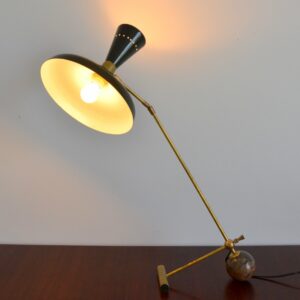 Lampe diabolo à contrepoids style vintage 1960 Guariche 28