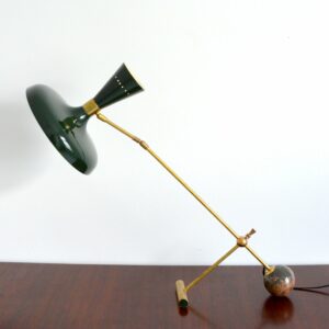 Lampe diabolo à contrepoids style vintage 1960 Guariche 44