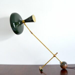 Lampe diabolo à contrepoids style vintage 1960 Guariche 45