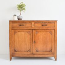 Buffet Parisien 1930 Art Déco chêne doré vintage 12