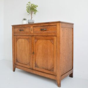Buffet Parisien 1930 Art Déco chêne doré vintage 17