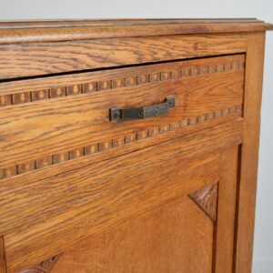 Buffet Parisien 1930 Art Déco chêne doré vintage 36