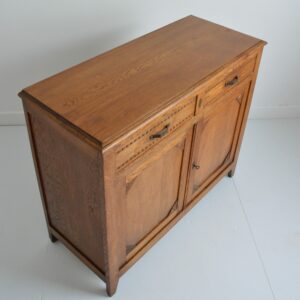 Buffet Parisien 1930 Art Déco chêne doré vintage 38