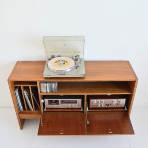 Enfilade : Meuble Hi-fi scandinave 1960 vintage 36