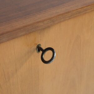Enfilade : Meuble bar pieds compas 1950 vintage 11