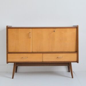 Enfilade : Meuble bar pieds compas 1950 vintage 12