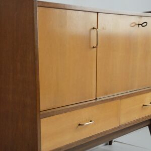 Enfilade : Meuble bar pieds compas 1950 vintage 22