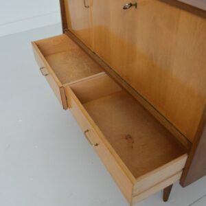 Enfilade : Meuble bar pieds compas 1950 vintage 25
