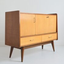 Enfilade : Meuble bar pieds compas 1950 vintage 27