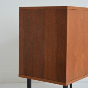 Petit meuble de rangement : Commode : Enfilade scandinave teck 1960 vintage 14