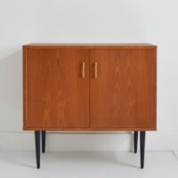Petit meuble de rangement : Commode : Enfilade scandinave teck 1960 vintage 5