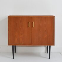 Petit meuble de rangement : Commode : Enfilade scandinave teck 1960 vintage 5