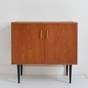 Petit meuble de rangement : Commode : Enfilade scandinave teck 1960 vintage 5
